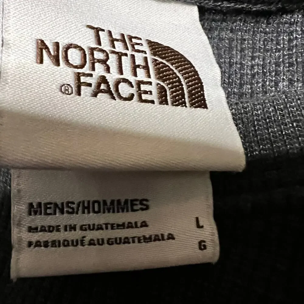 The North Face Shirt Mens Large Waffle Knit Thermal Outdoor Gray Long Sleeve